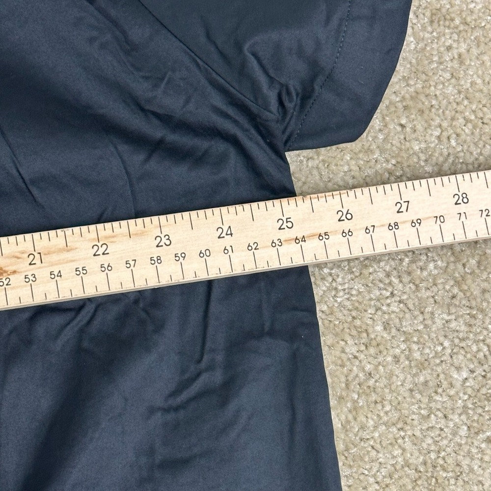 Tuckernuck Dress Womens XXL Black pockets collared snap 1/2 Button Front Midi - Picture 13 of 14